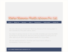 Tablet Screenshot of marketmemories.com